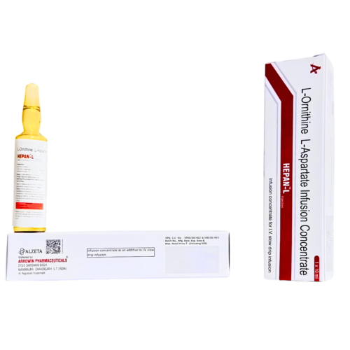 Hepan-L Inj L-Ornithine L-Aspartate 5gm Injection by Arrowin Pharmaceuticals