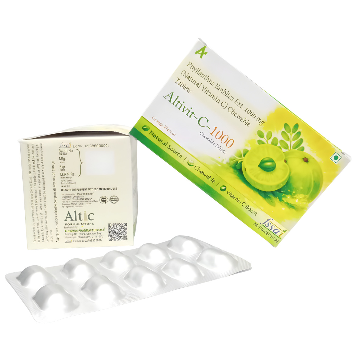 ALTIVIT C-1000 Vitamin C 1000mg Tablets Skin Brightening PCD Pharma Arrowin.