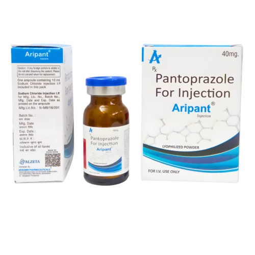ARIPANT-40 INJ Pantoprazole Sodium 40mg Lyophilized Injection by Arrowin Pharmaceuticals.