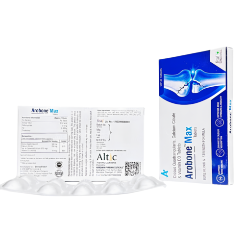 Cissu Quadrangularis, Calcium Citrate, and Vitamin D3 Tablets