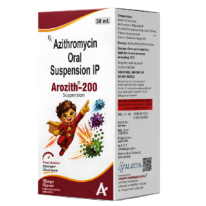 Arozith-200 Suspension by Arrowin Pharma.
