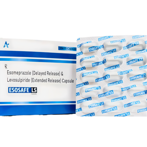 ESOSAFE-LS Capsules Esomeprazole Levosulpiride SR Gastro Range Arrowin Pharma