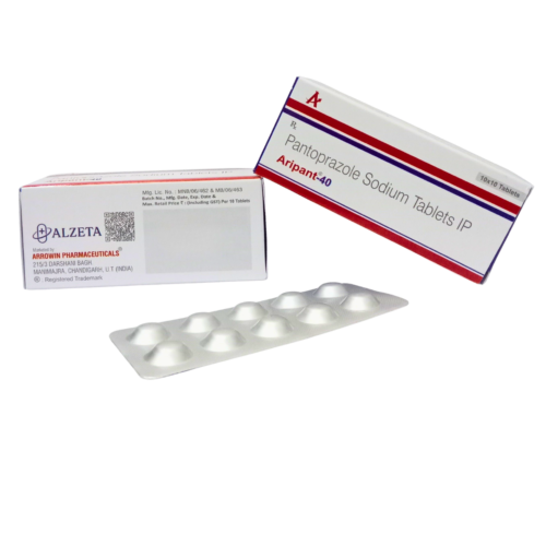 ARIPANT-40 Pantoprazole Sodium 40mg Tablets Acidity Relief Arrowin Pharmaceuticals.