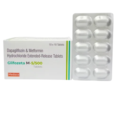 Dapagliflozin and Metformin 5/500 mg Tablets for PCD Pharma Franchise