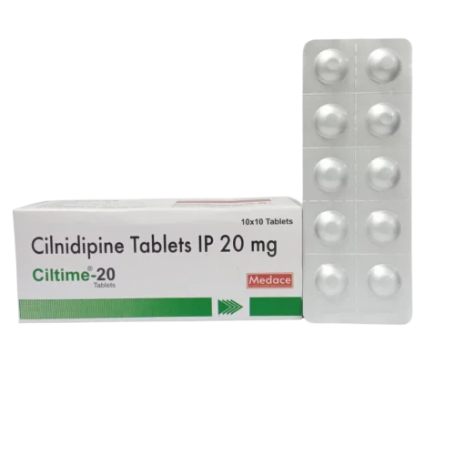 Cilnidipine 20 mg Tablets for PCD Pharma Franchise