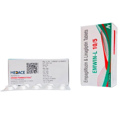 Empagliflozin and Linagliptin 10/5 mg Tablets for PCD Pharma Franchise